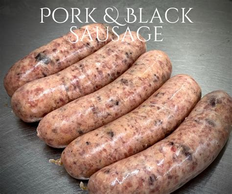 Pork And Black Pudding Sausages John Davidsons