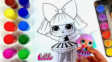 Dacă îți place coloratul cărților, te vei bucura această categorie de jocuri colorare. Colorez Papusa LOL Surprise Pranksta - Jucaria LOL Surprise Doll, Coloring LOL Dolls, Coloring ...