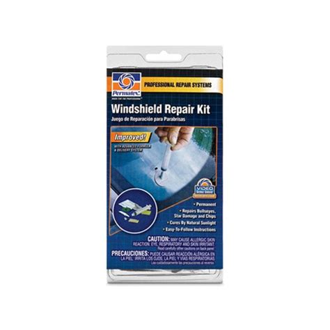 Apply the cure resin over the cracked area gently and at a slow pace. Permatex® 09103 - Windshield Repair Kit