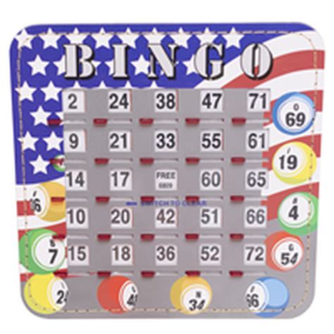 Bingo Shutter Cards Stitched Economy 10 Per Pack