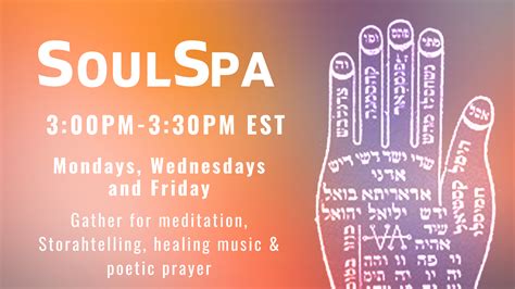 Daily Soulspa Upcoming Events Calendar Labshul