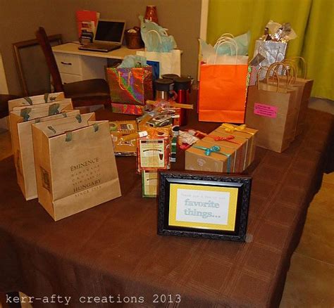 Kerr Afty Creations Favorite Things Party Favorite Things Party Party