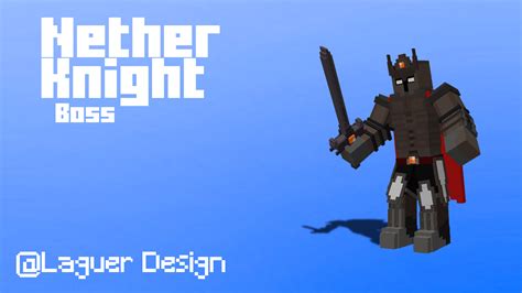 Artstation Nether Knight Boss In Minecraft Blockbench