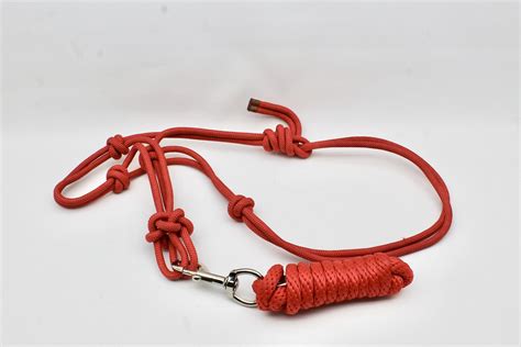 Rope Halter And Lead Rope Set Red Super Horse Saddlery