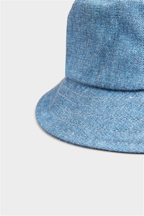 Dark Blue Denim Bucket Hat Yours Clothing
