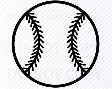 Art And Collectibles Dxf Baseball Clipart Baseball Files For Cricut