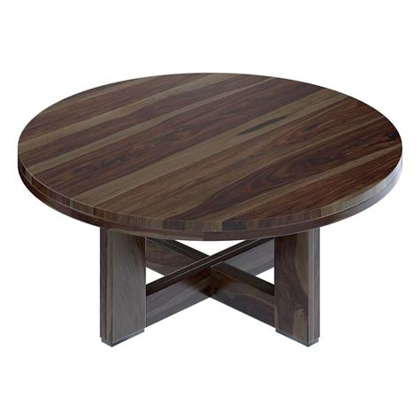 Find a great selection of wood coffee tables, metal accent tables, storage tables & more. Amargosa Contemporary Rustic Solid Wood Round Coffee Table