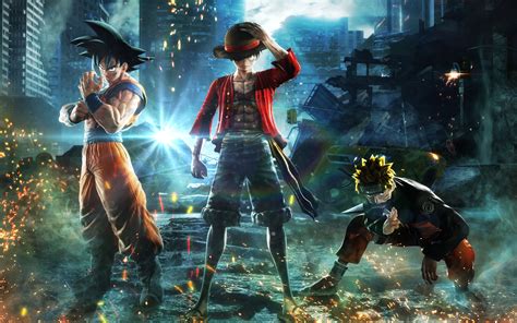 Jump Force Goku Naruto Luffy 4k 8k Wallpapers Hd