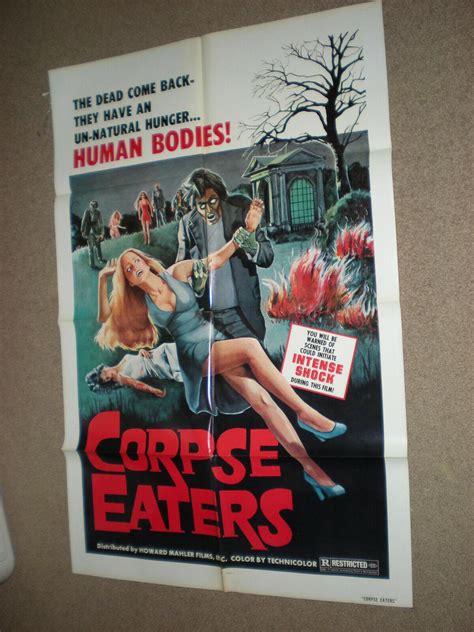 Original Theater Poster Corpse Eaters Horror 1sht 3881499723
