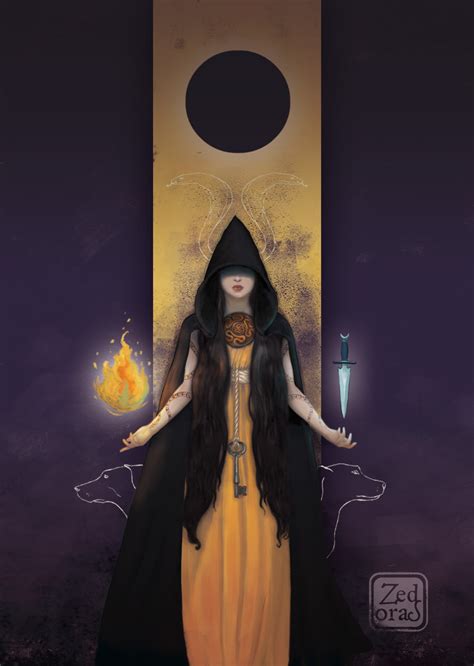 Hekate By Sabine Cazassus Z Oras On Deviantart Wiccan Magick Hecate