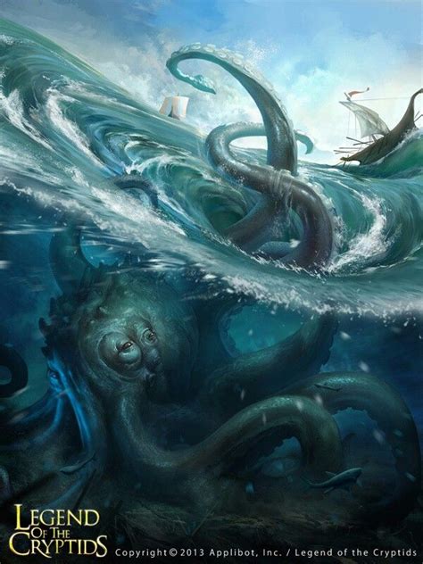 Kraken Mythological Creatures Fantasy Creatures Mythical Creatures
