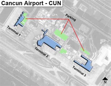 Cancun Cun Airport Terminal Map