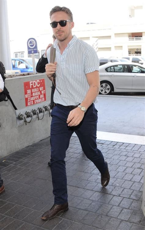 Style Watch Ryan Gosling From Chic Airport Travel To Cannes The