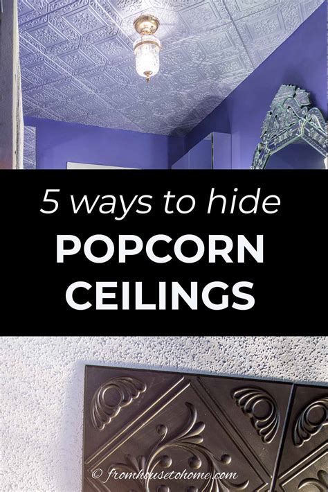 How To Cover A Popcorn Ceiling Without Removing It Sugarsquadron