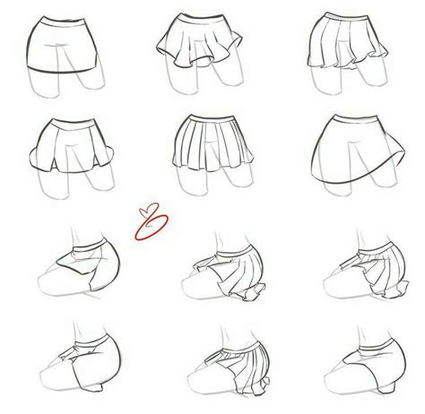 Skirts Body Positions How To Draw Mangaanime Anime Drawings