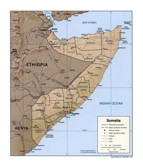 Large Detailed Political And Administrative Map Of Somalia With Relief SexiezPicz Web Porn