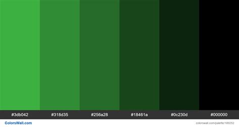 Shades Of Green Color Palette Stripes Art Print Ph