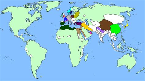 World Map 1000