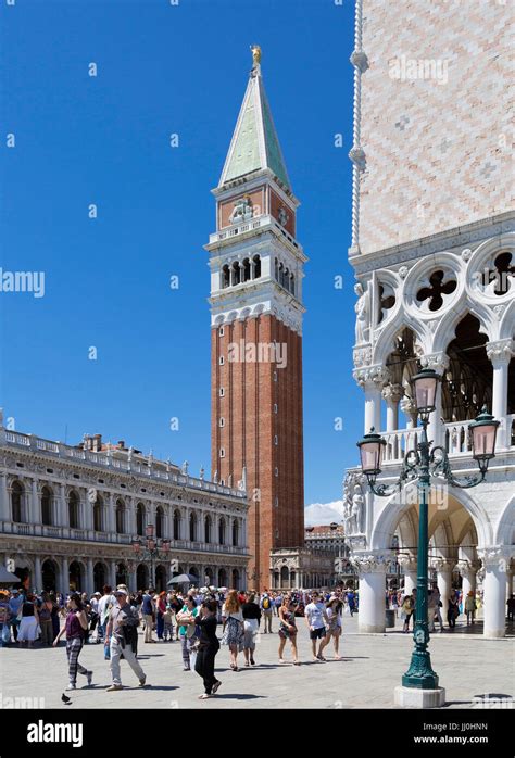 Campanile Tu San Marco Venice Veneto Italy Campanile Tu San Marco Venice Venetia Italy