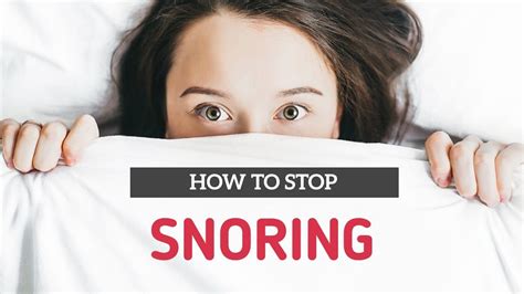 How To Stop Snoring How To Stop Snoring Immediately Youtube