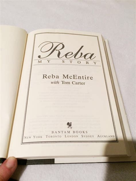 reba my story book with tom carter 1994 244 pages vintage etsy