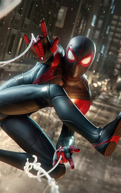 800x1280 4k Marvels Spiderman Miles Morales 2020 Nexus 7samsung Galaxy