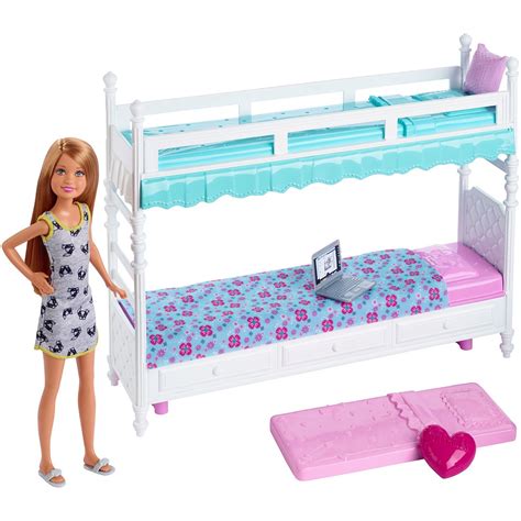 Image For Brb Sstrs Bnkbds From Mattel Barbie Bedroom Doll Bunk Beds