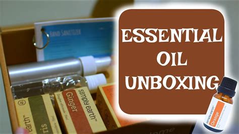 Simply Earth Essential Oil Unboxing July Youtube