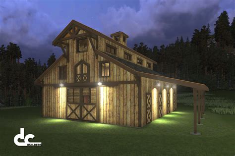 Custom horse barns with living quarters and other designs allow country wide barns to stand apart from other barn kit producers. Home Design: Great Option Barns With Living Quarters That ...