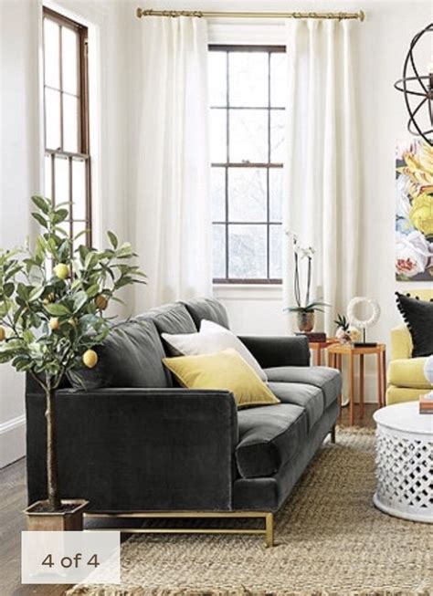 Not only does it feel soft but it looks soft, too. Ballard Designs Kathryn Sofa in Signature Velvet Slate ...