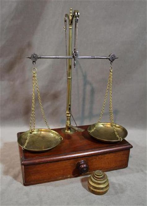19thc Antique W And T Avery Apothecary Brass Balance Beam Scale W