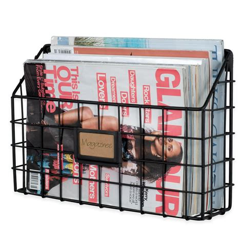 Wall35 Rivista Wire Basket Magazine Rack File Folder Holder Office