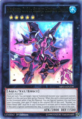 Number C101 Silent Honor Dark Yugioh Card Prices