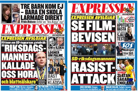 Check spelling or type a new query. Expressen avslöjar SD | Thomas Mattsson - Bloggen om Expressen