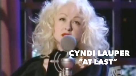 Cyndi Lauper At Last Live YouTube