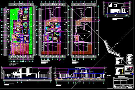 Planos Residencia En Autocad Da5