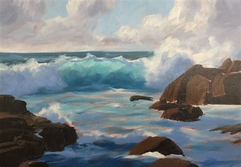 How To Paint A Dramatic Seascape In 5 Easy Steps Seascape Paintings