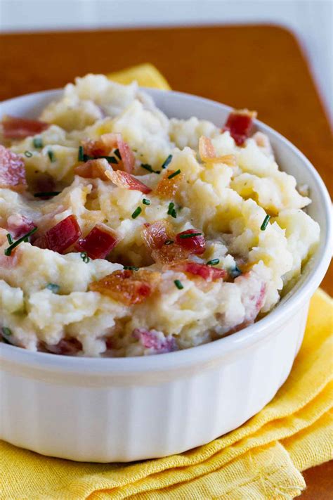 Regulating heat to maintain a gentle bubbling, cook, stirring transfer potatoes and onions to a medium heatproof bowl and season generously with salt, stirring well to combine. Loaded Mashed Potato Skin Recipe - Taste and Tell