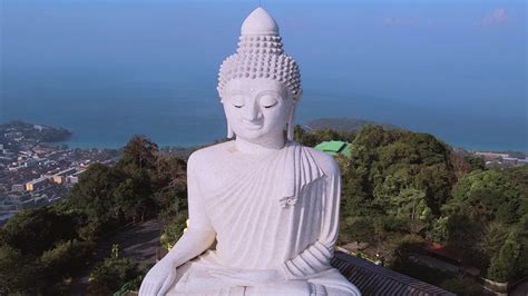 Aerial View Of The Big Buddha In Phuket Thailand 13310708 Stock Video