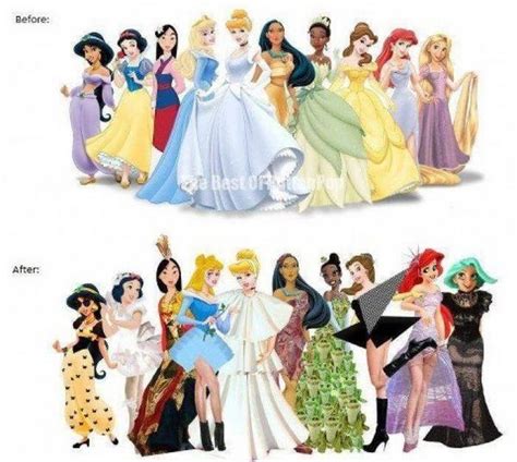 Paul On Twitter Laceexo Disney Princess Before And