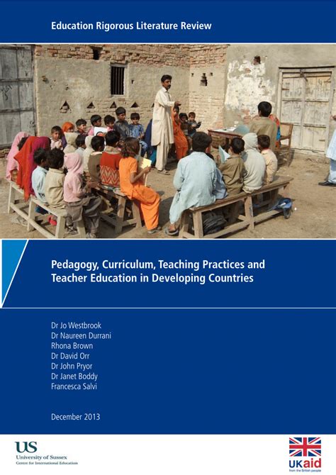 Pdf Pedagogy Curriculum Teaching Practices And Teacher Education In