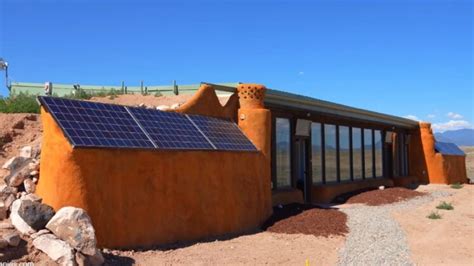 Self Built Earthships House Made From Old Tires