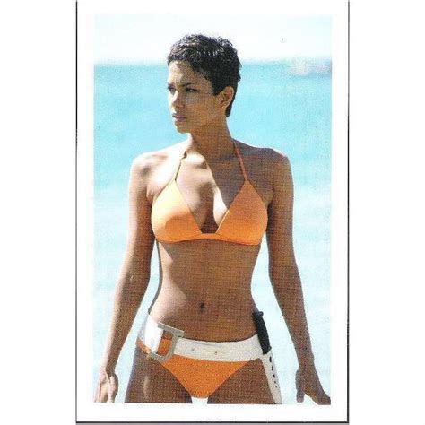actress halle berry as jinx in james bond film die another day 2002 postcard on ebid united