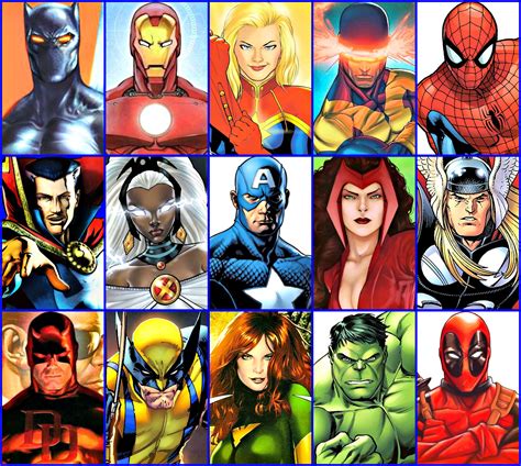 Lista 96 Foto Fotos De Todos Los Personajes De Marvel Actualizar