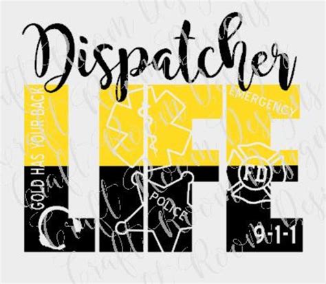 Dispatcher Life Digital Design Etsy