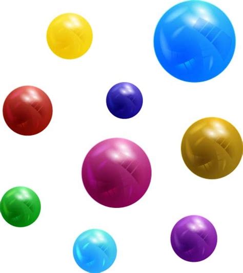 Colorful Balls Design Element Vector Set Vectors Graphic Art Designs In