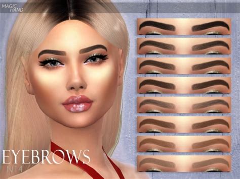 Sims 4 Eyebrows Custom Content Mazcool