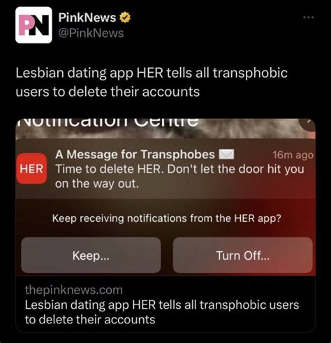 Jaimee Michell On Twitter Lesbian Dating App Her Tells Lesbians That