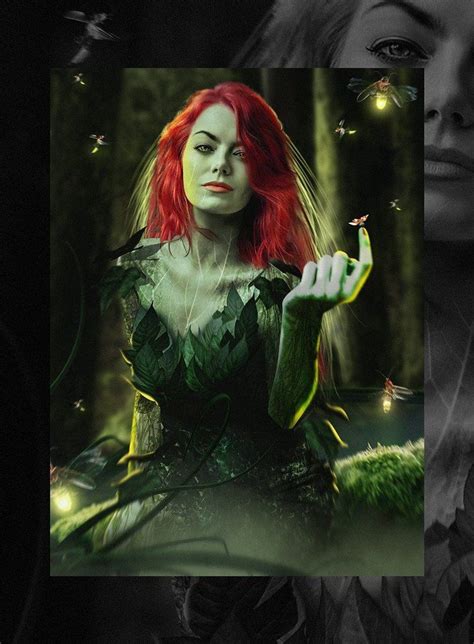 Gotham City Sirens Fan Art Shows Emma Stone As Poison Ivy And Eliza Dushku As Catwoman