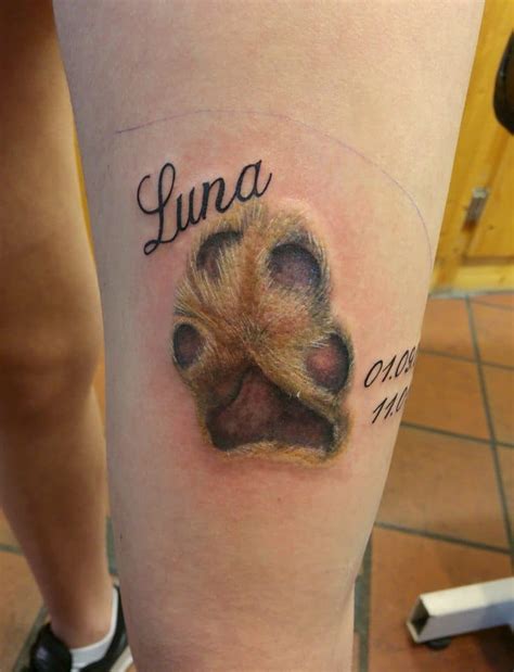 100 Heartwarming Dog Memorial Tattoos And Ideas To Honor Your Dog